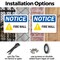 Signmission Fire Wall OSHA Notice Sign, Plastic, 10in W x 7in L, 2PK OS-2PACK-NS-P-710-L-15670 - alternate 5